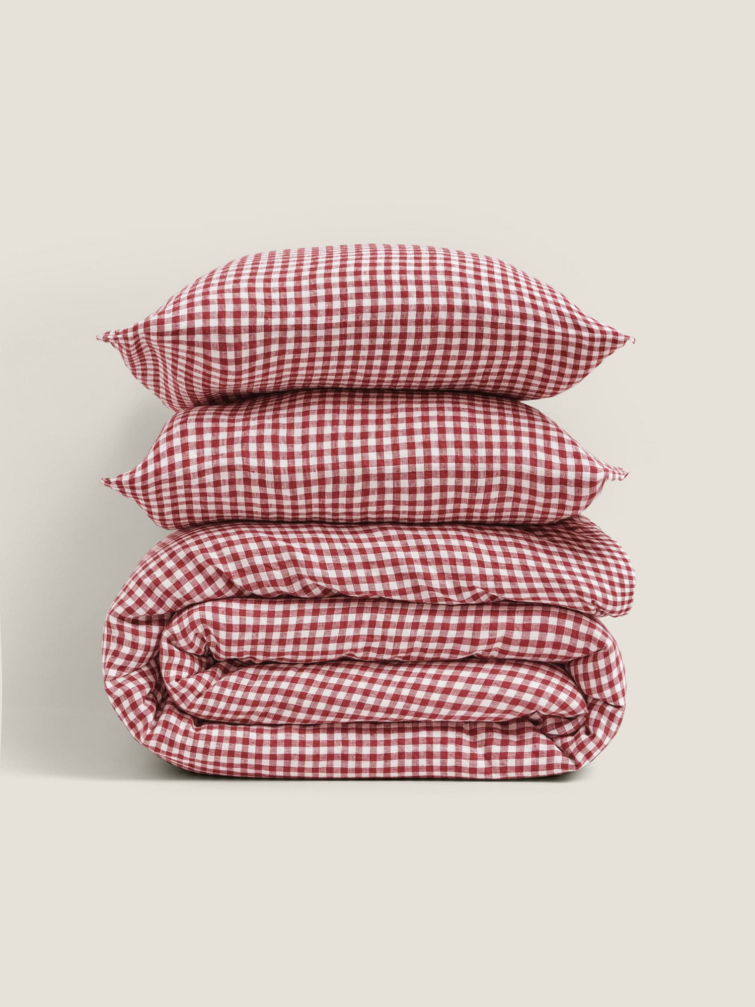 Duvet Set in Pinot Gingham