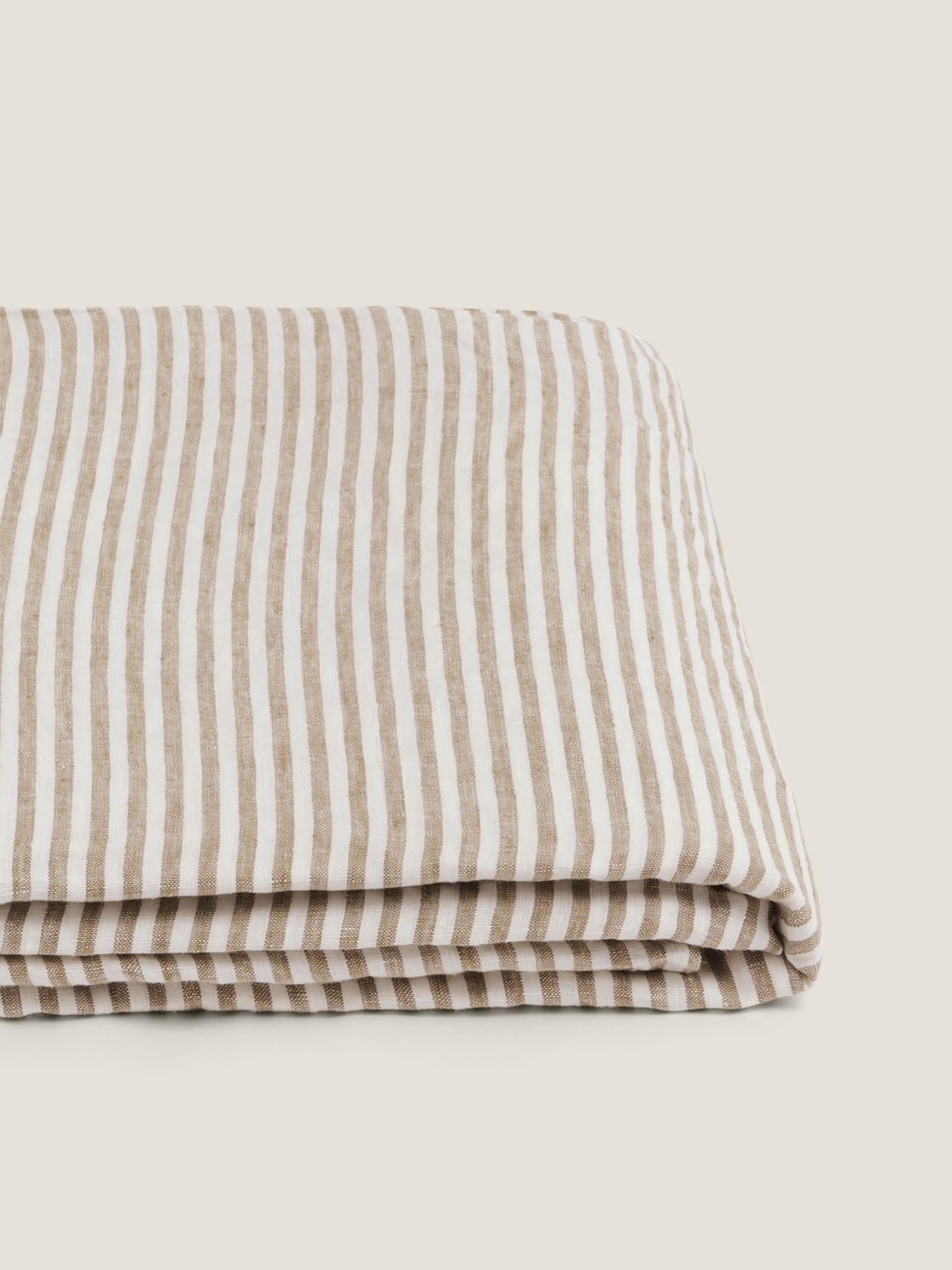 olive stripes flat sheet