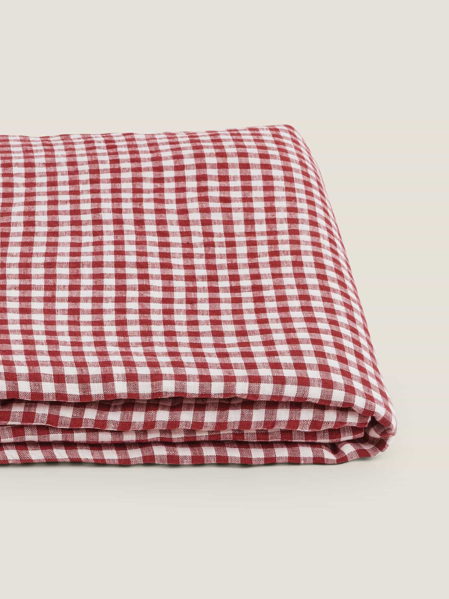 Flat Sheet in Pinot Gingham