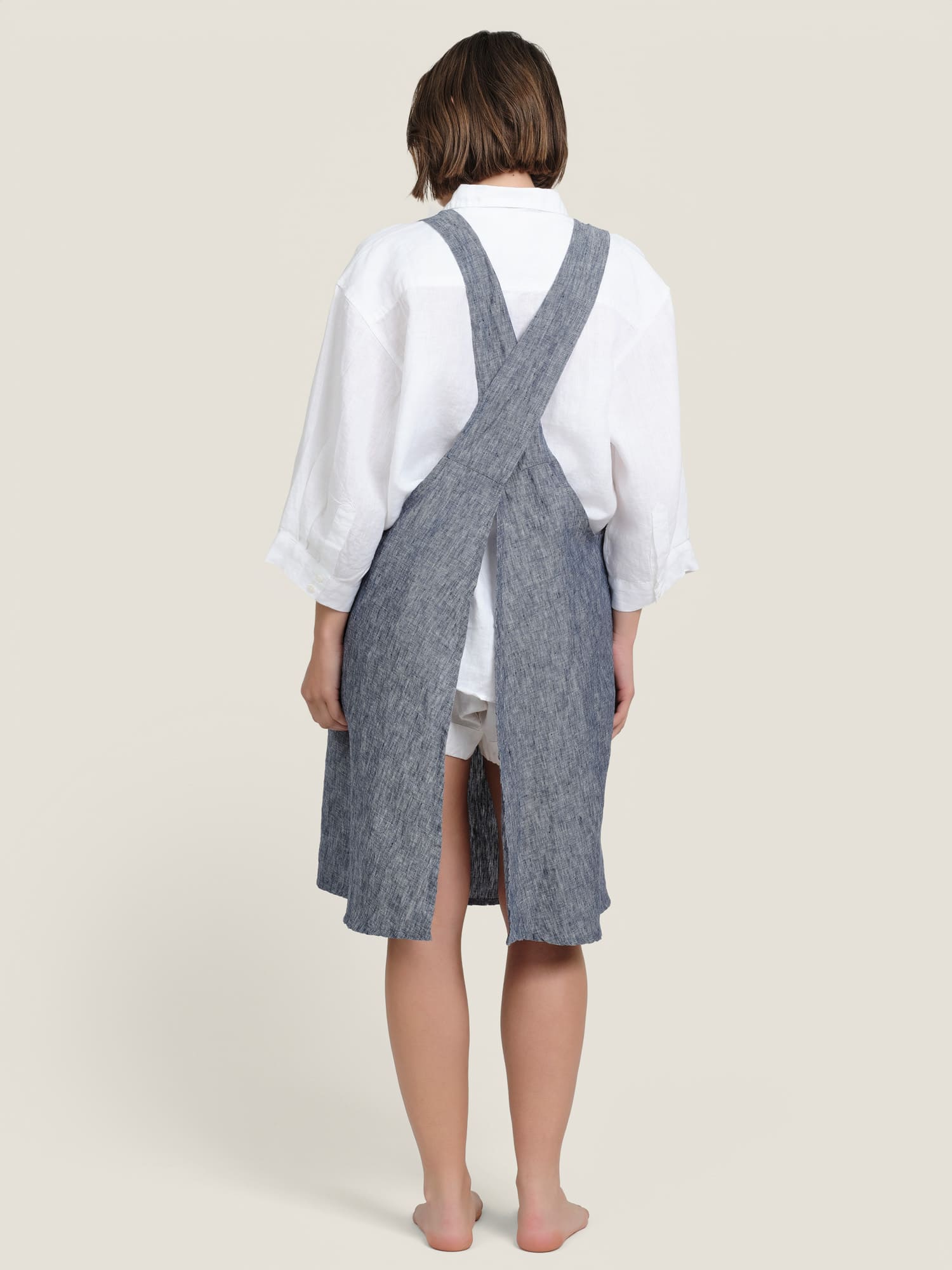 apron in denim