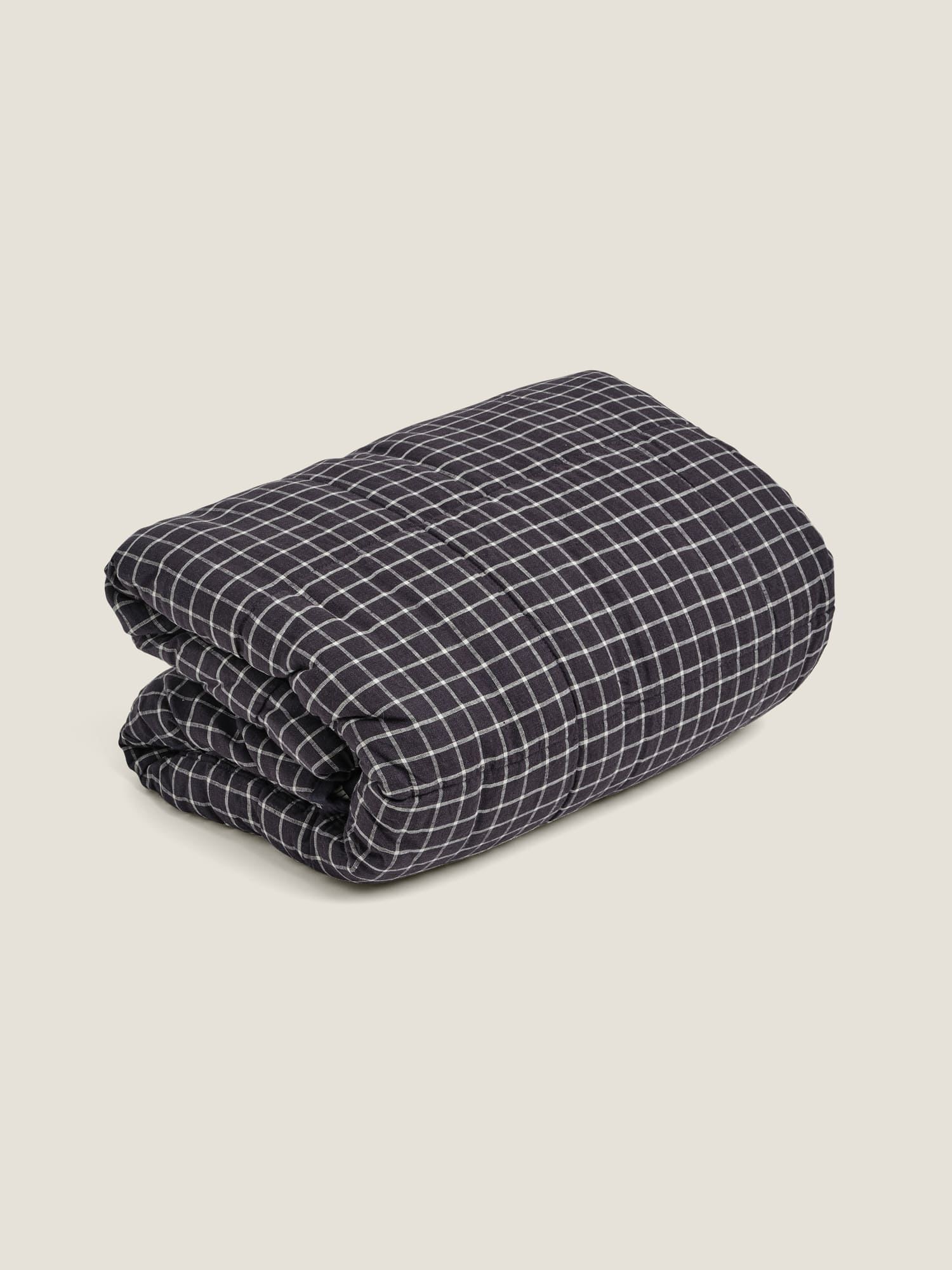 quilt cover in french navy
