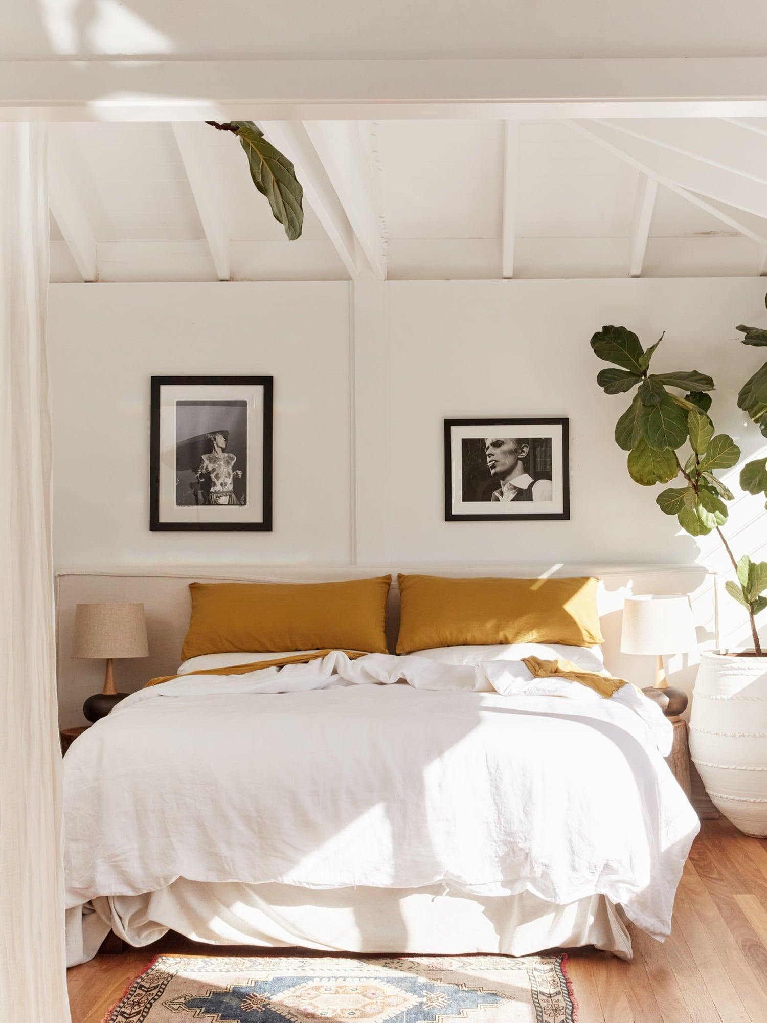 Linen Duvet Cover in White