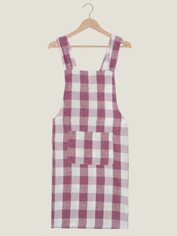 Apron in Lavender Check