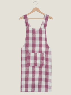 Apron in Lavender Check