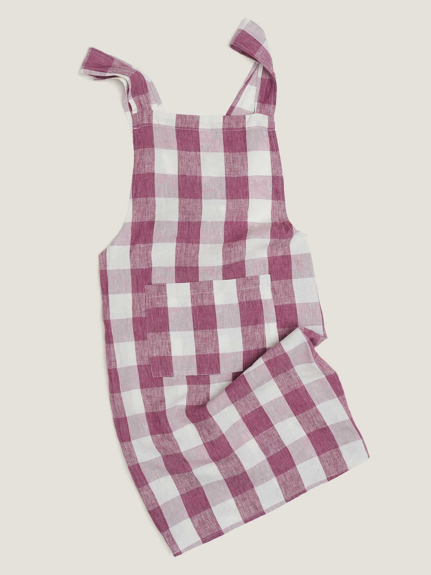 Apron in Lavender Check