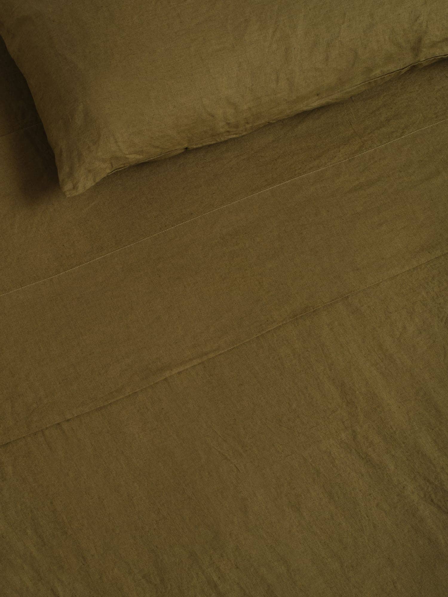 pillowcase in olive