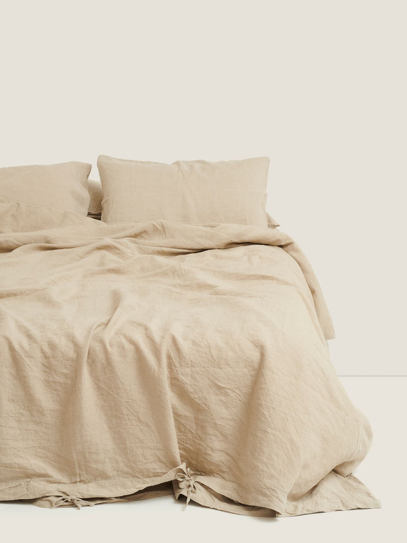 duvet set in natural