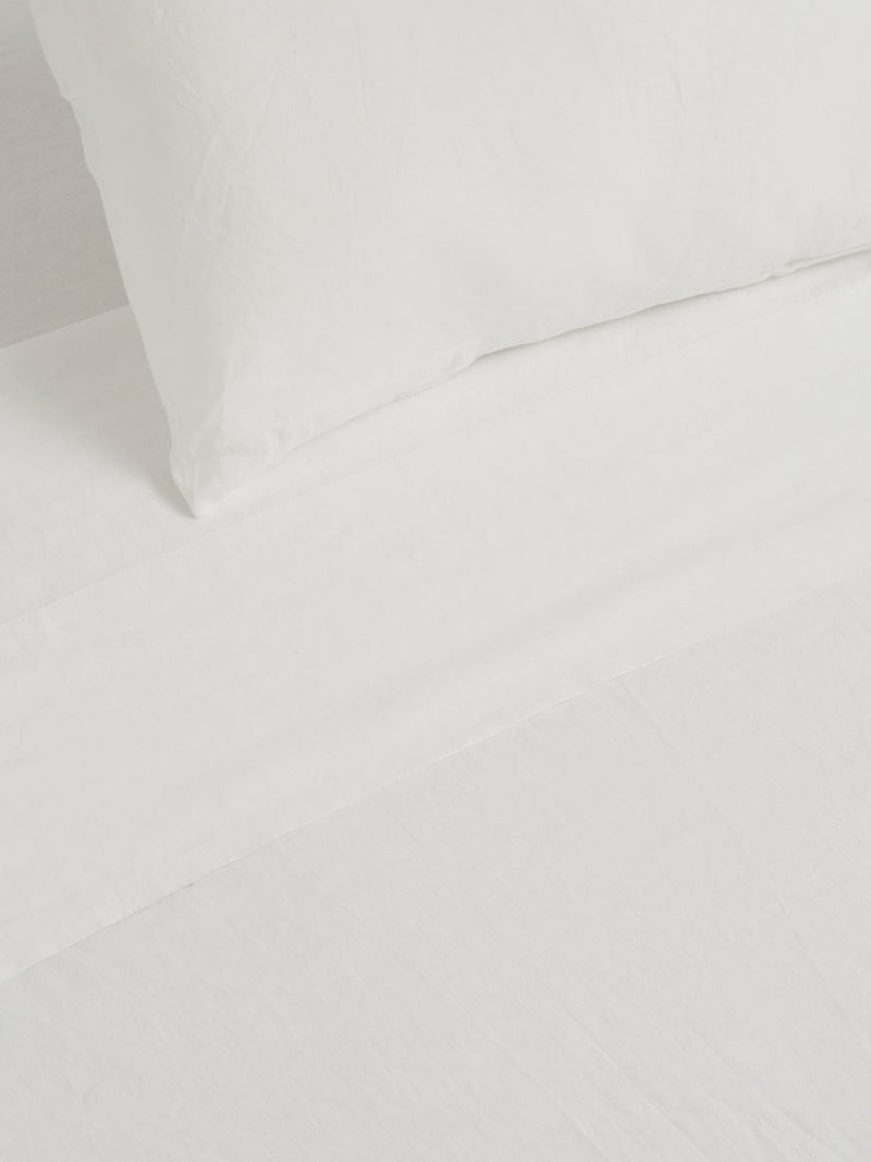 duvet set in white