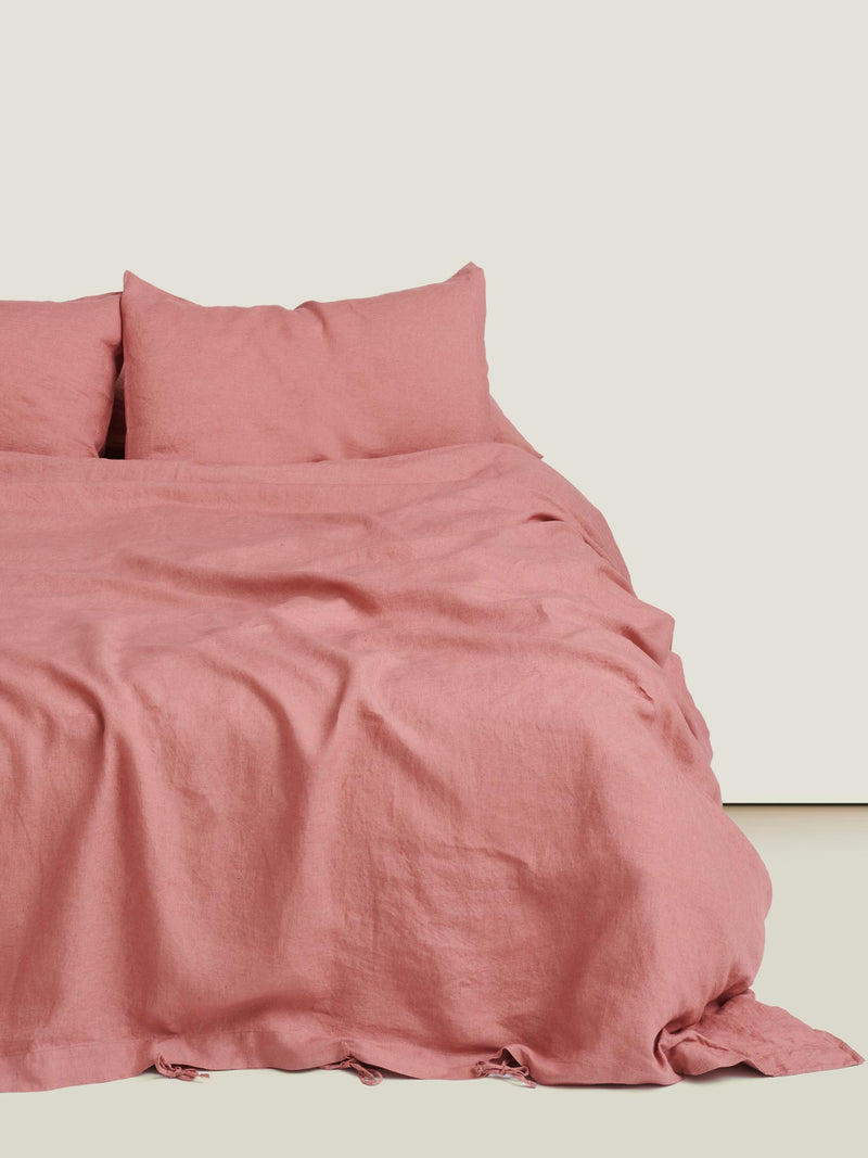 Duvet Cover Sheet in Vintage Pink