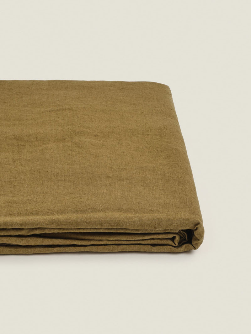 flat sheet in olive