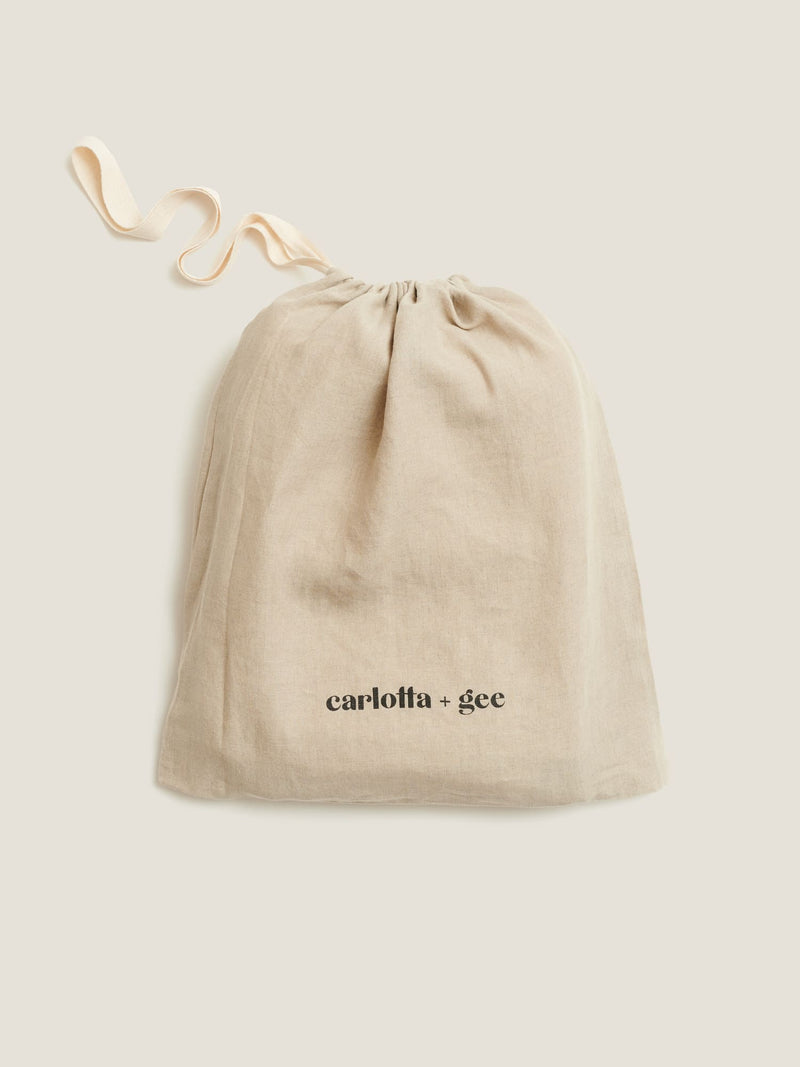 natural linen bag