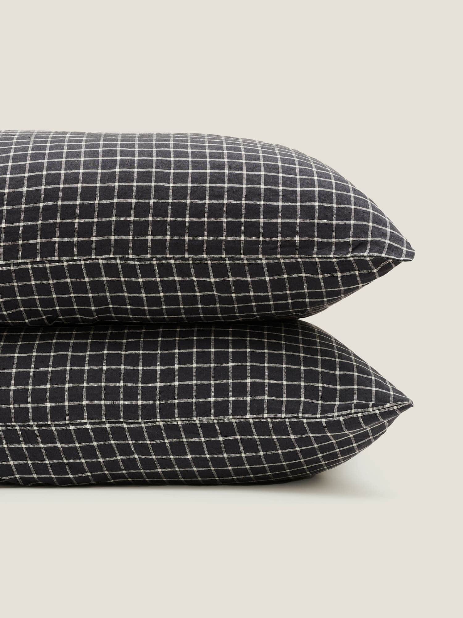 standard pillowcases in french navy