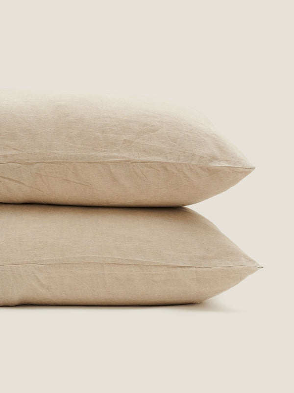 standard pillowcases in natural