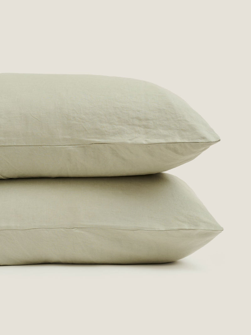 standard pillowcase in sage