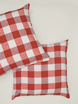 european pillowcase in paprika