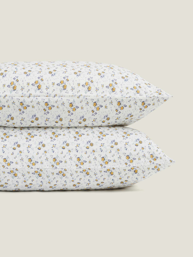Standard Pillowcase Set in Summer Flower