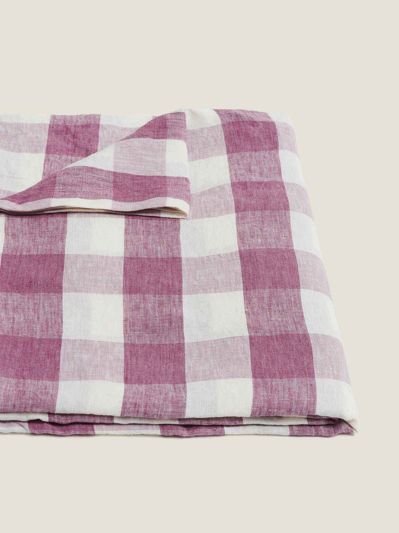 Tablecloth in Lavender Check