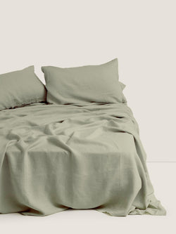 Linen Sheet Set in Sage