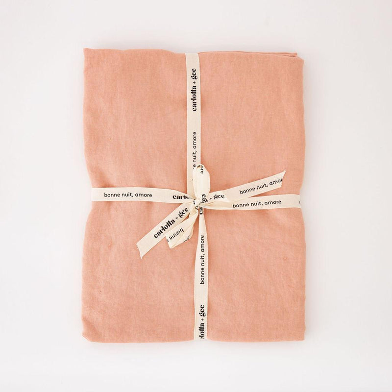 Mini Flat Sheet in Musk