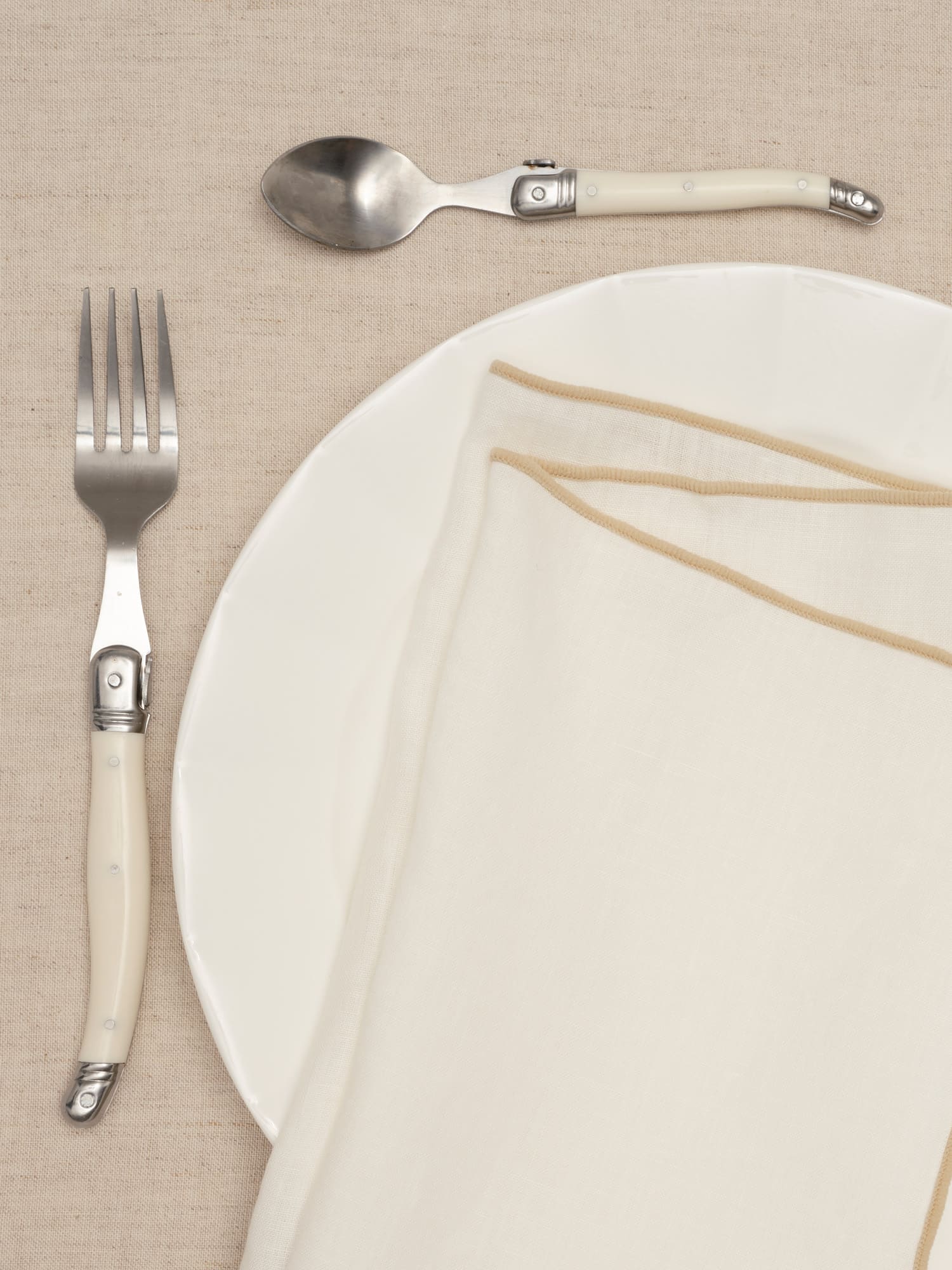 napkins in white
