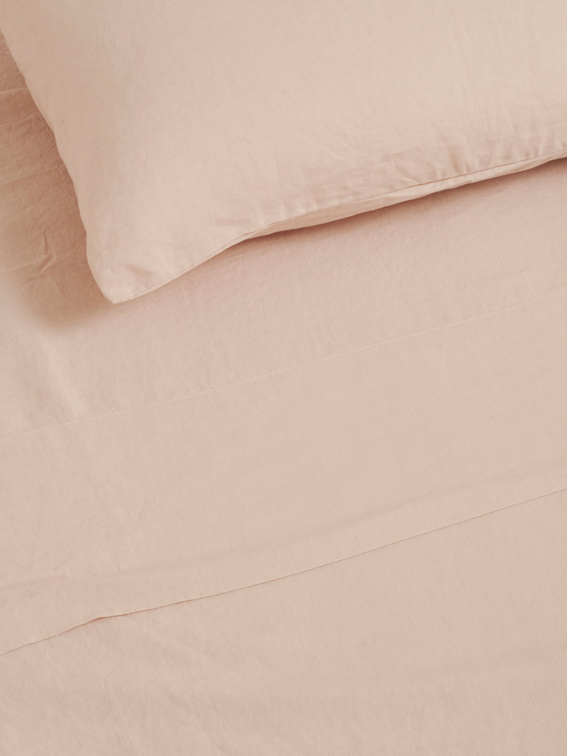 Flat Sheet in Blush