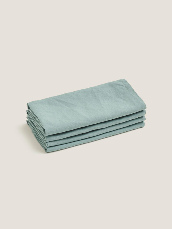 Linen Napkin in Aqua