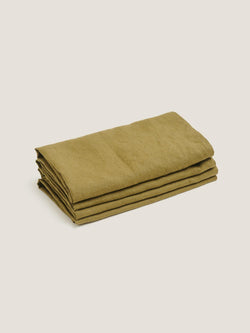 Linen Napkin in Olive