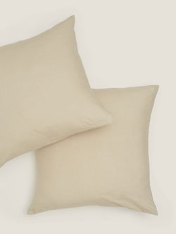 European pillowcase in Sand