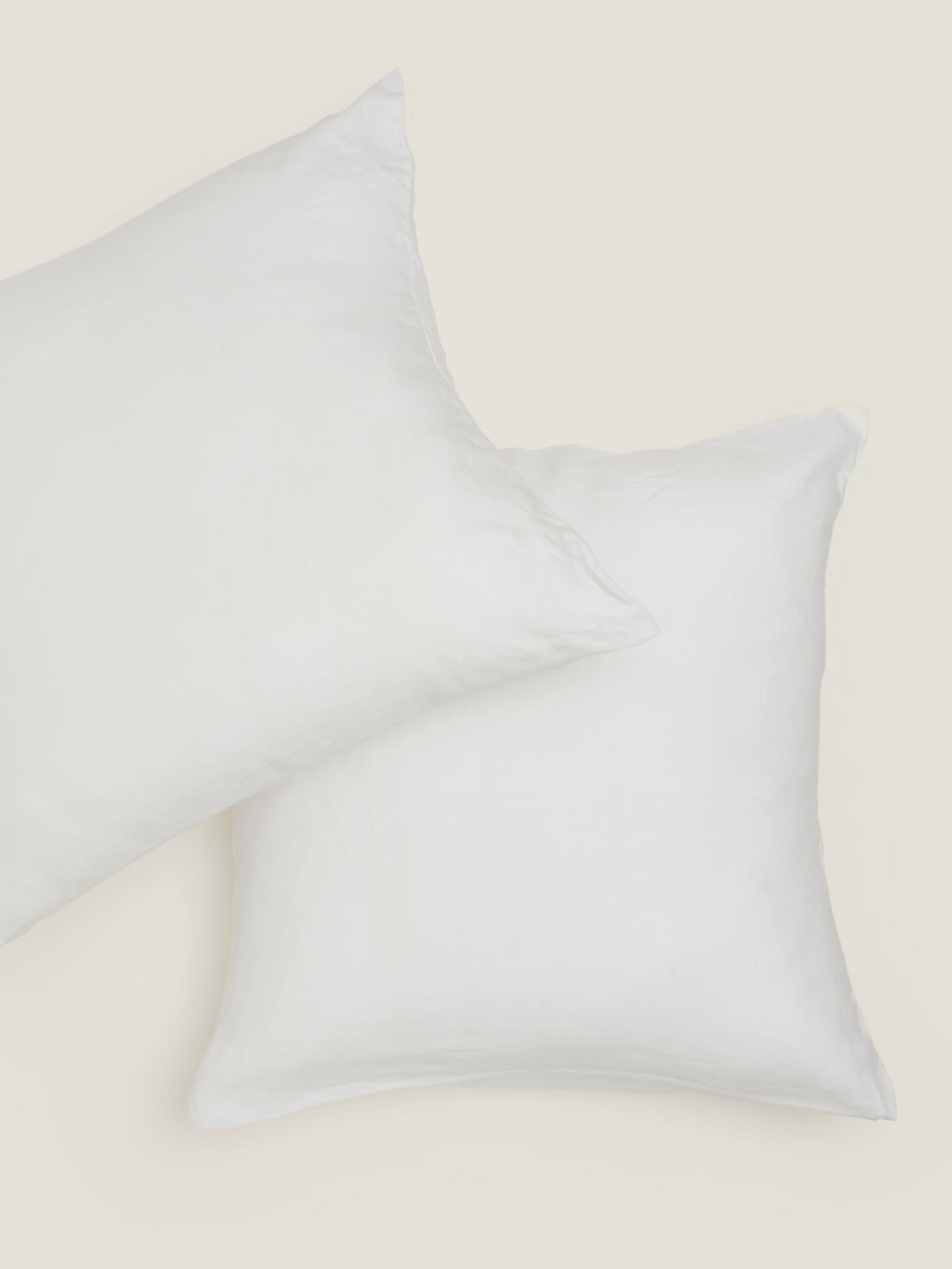 Café Striped Linen Euro Pillowcases