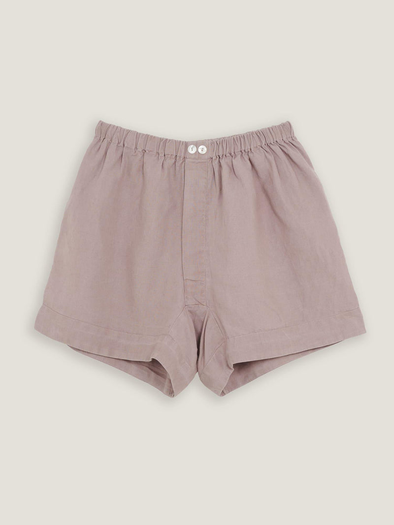 Linen Shorts in Rosa