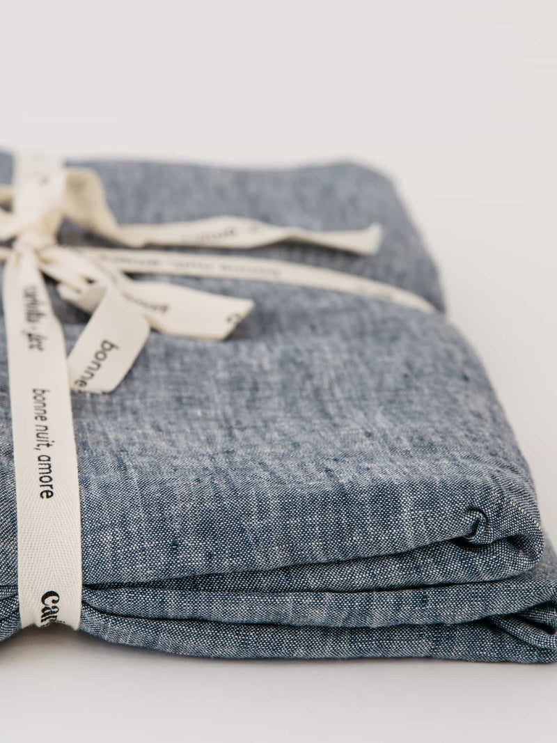 Linen Flat in Denim