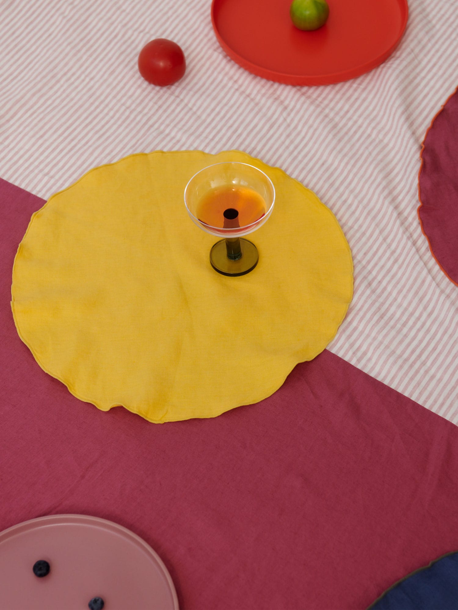 Placemat set (4 units) in Bumblebee